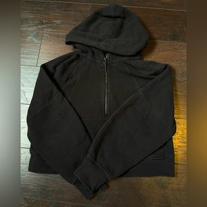 🌟Lululemon Cropped Scuba Hoodie XS/S Black🌟